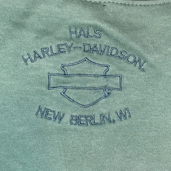 Harley Davidson Excellent like new condition size large crop top - Picture 6 of 9